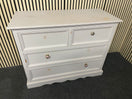 Grey painted wooden dressing table pine wood. 44524
