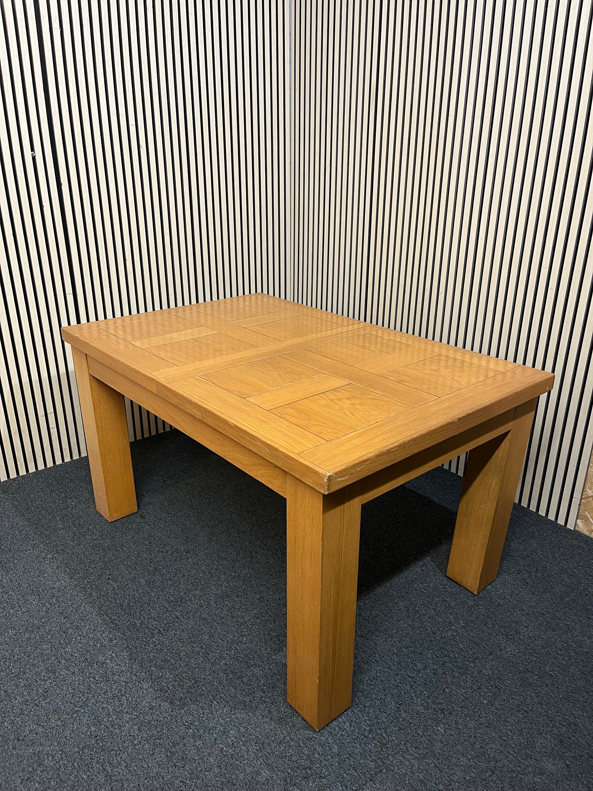 Solid oak extendable dining table (L 140 - 210 x W 90 cm) 3126