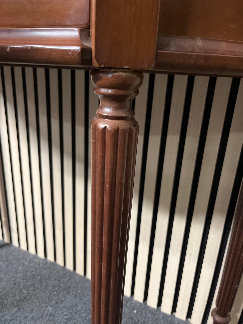 Solid mahogany 1 drawer console table (H 75 x W 80 x D 40 cm) 2325