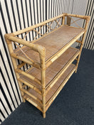 Small cane bookcase 44535
