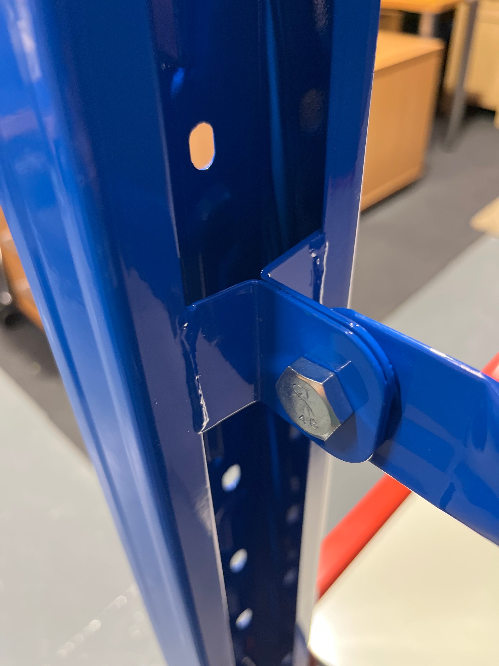 NEW All Metal HEAVY DUTY longspan racking 2000Hx2000Lx600D to include 2 no. upright, 4 no. shelf positions with metal shelves