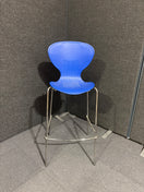 Sienna one piece shell stool with chrome legs - Various plastic seat colours