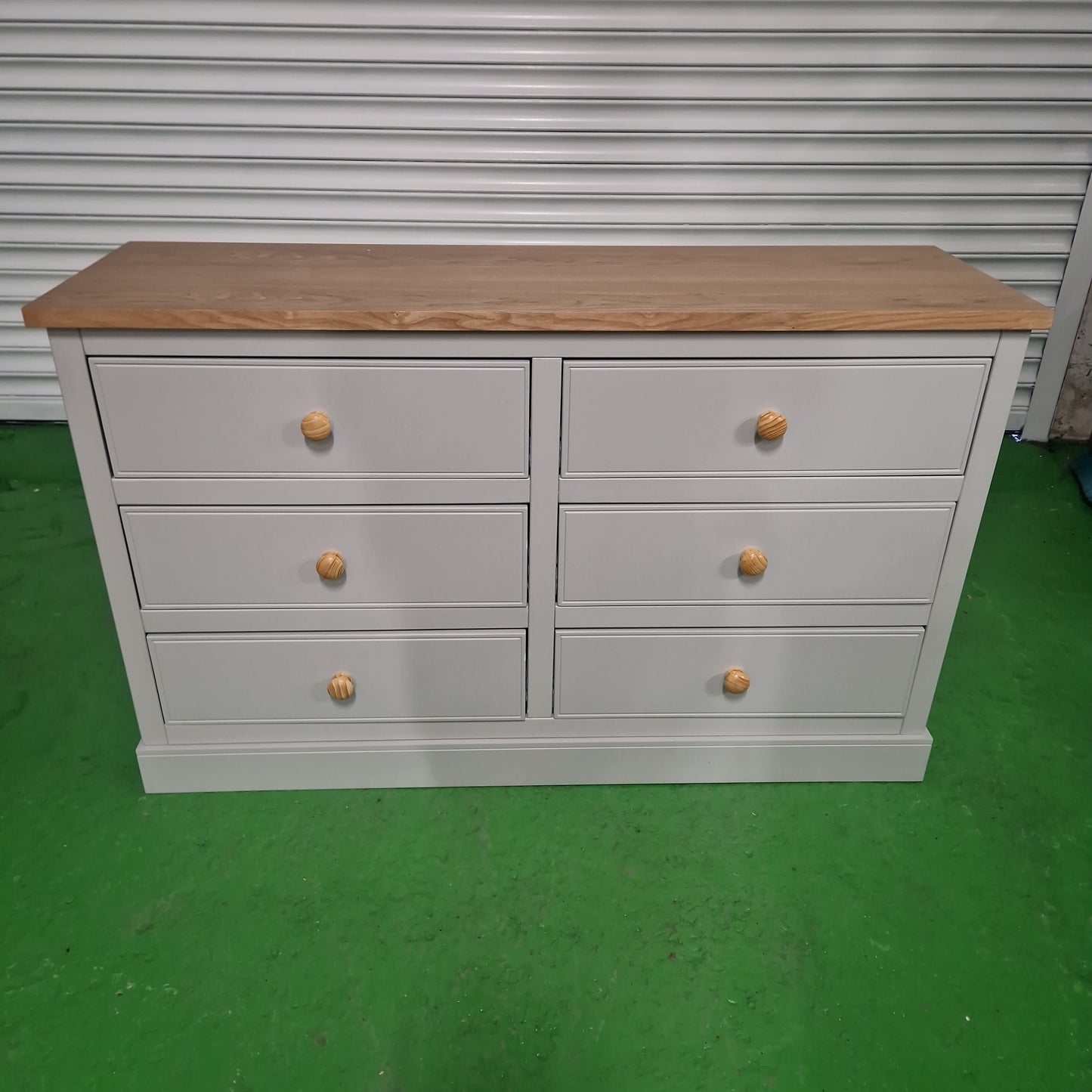 NEW Victoria 3+3 Chest of Drawers Grey- Extra €50 for assembled (€325)