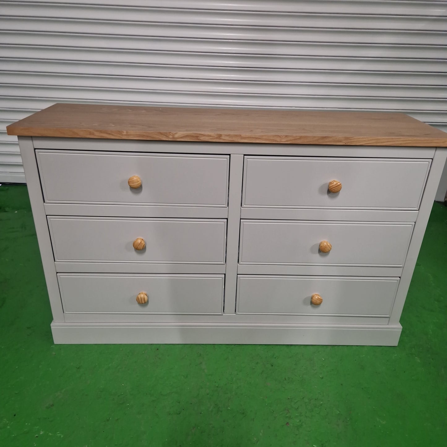 NEW Victoria 3+3 Chest of Drawers Grey- Extra €50 for assembled (€325)