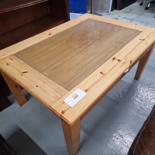 Large pine rectangular coffee table