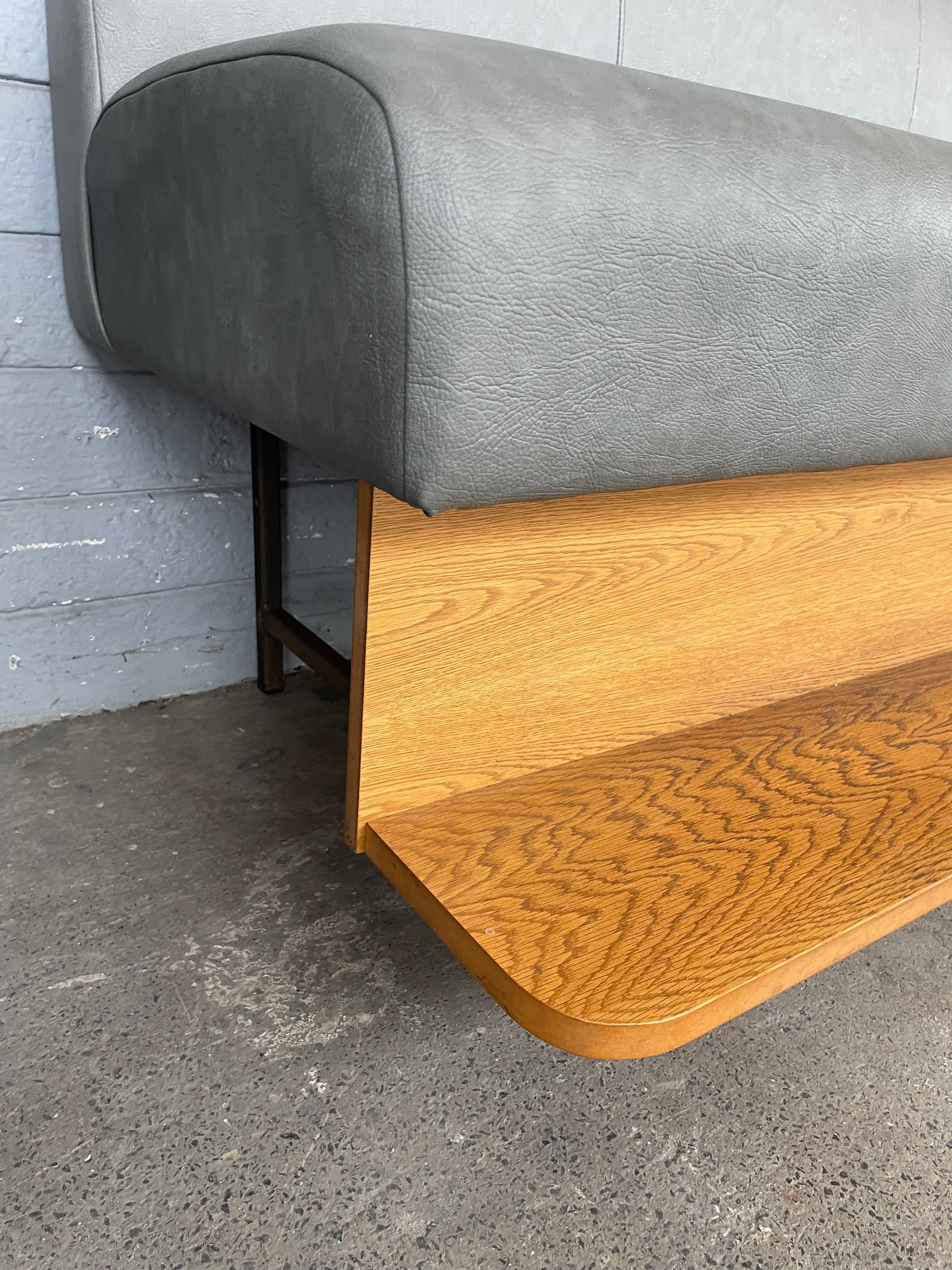 6ft leatherette bench seat 1126
