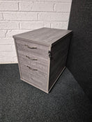 2 or 3 drawer wooden mobile pedestal