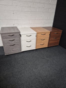 2 or 3 drawer wooden mobile pedestal