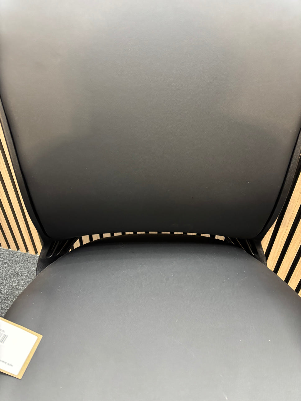 NEW Solaris height adjustable black vinyl swivel chair with arms