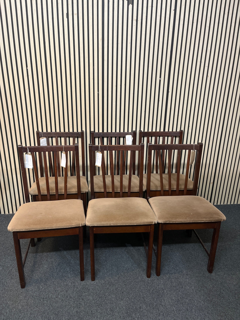 Rossmore Mahogany dining chairs (SET OF 6)