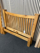 4ft Solid pine slatted bed frame 44586