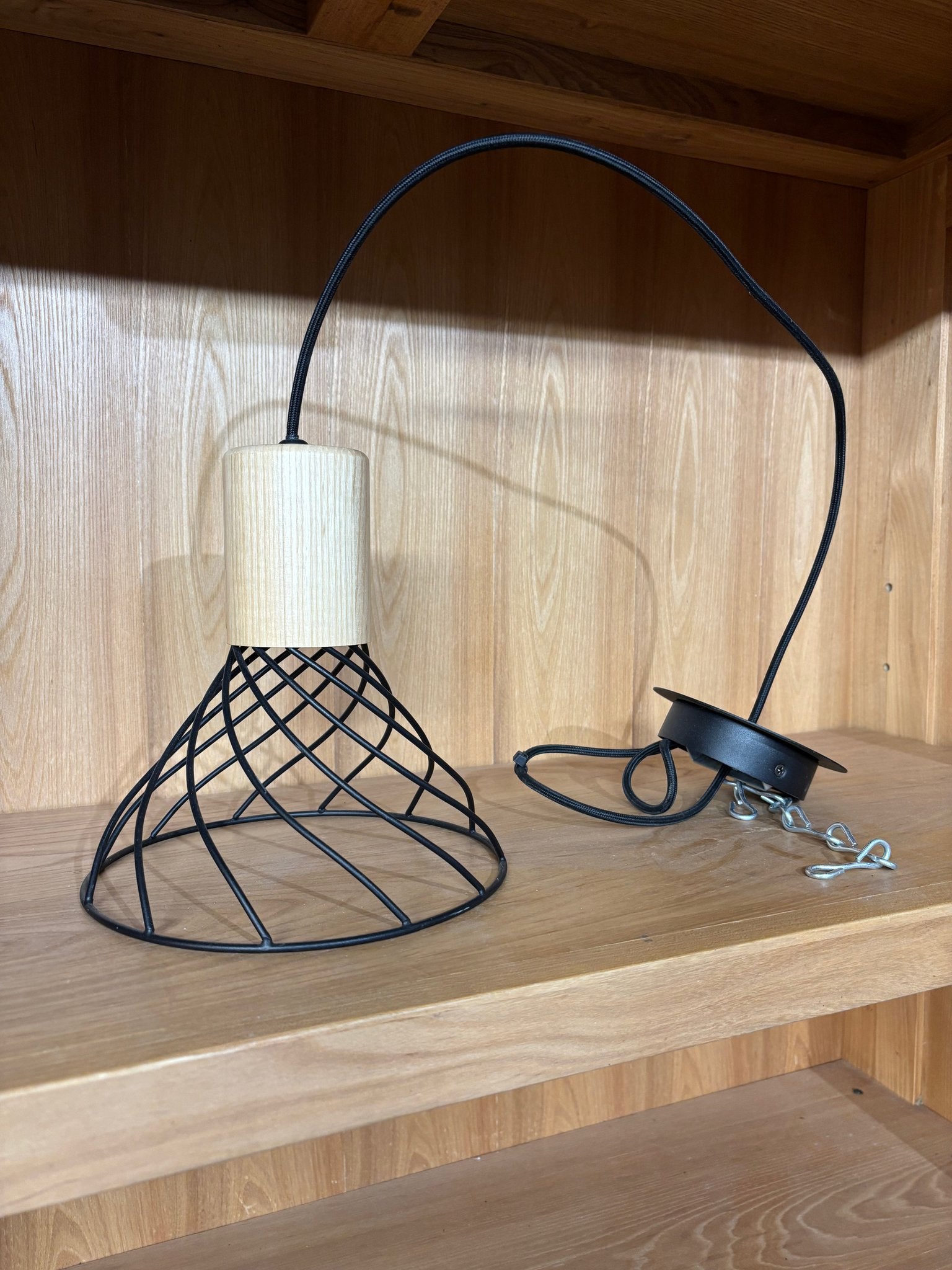 Reno ceiling light black small 4224