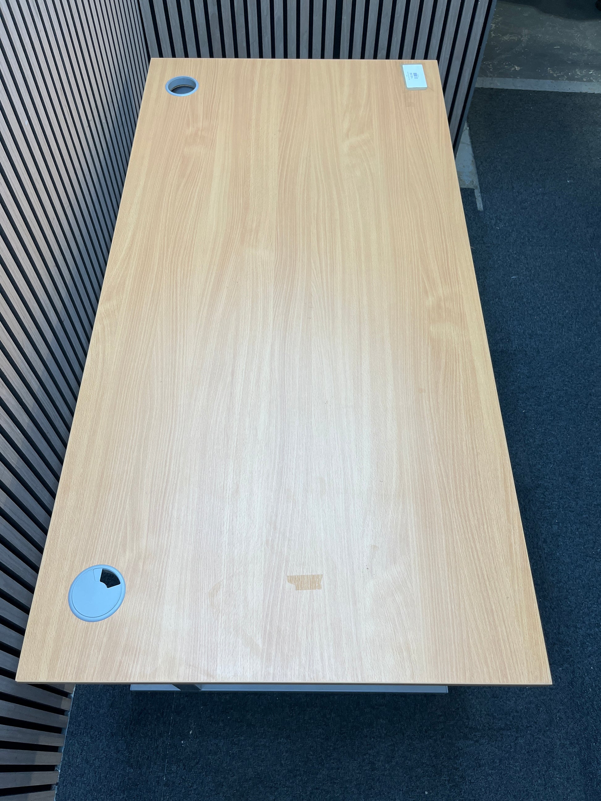 1600 x 800 straight beech desk