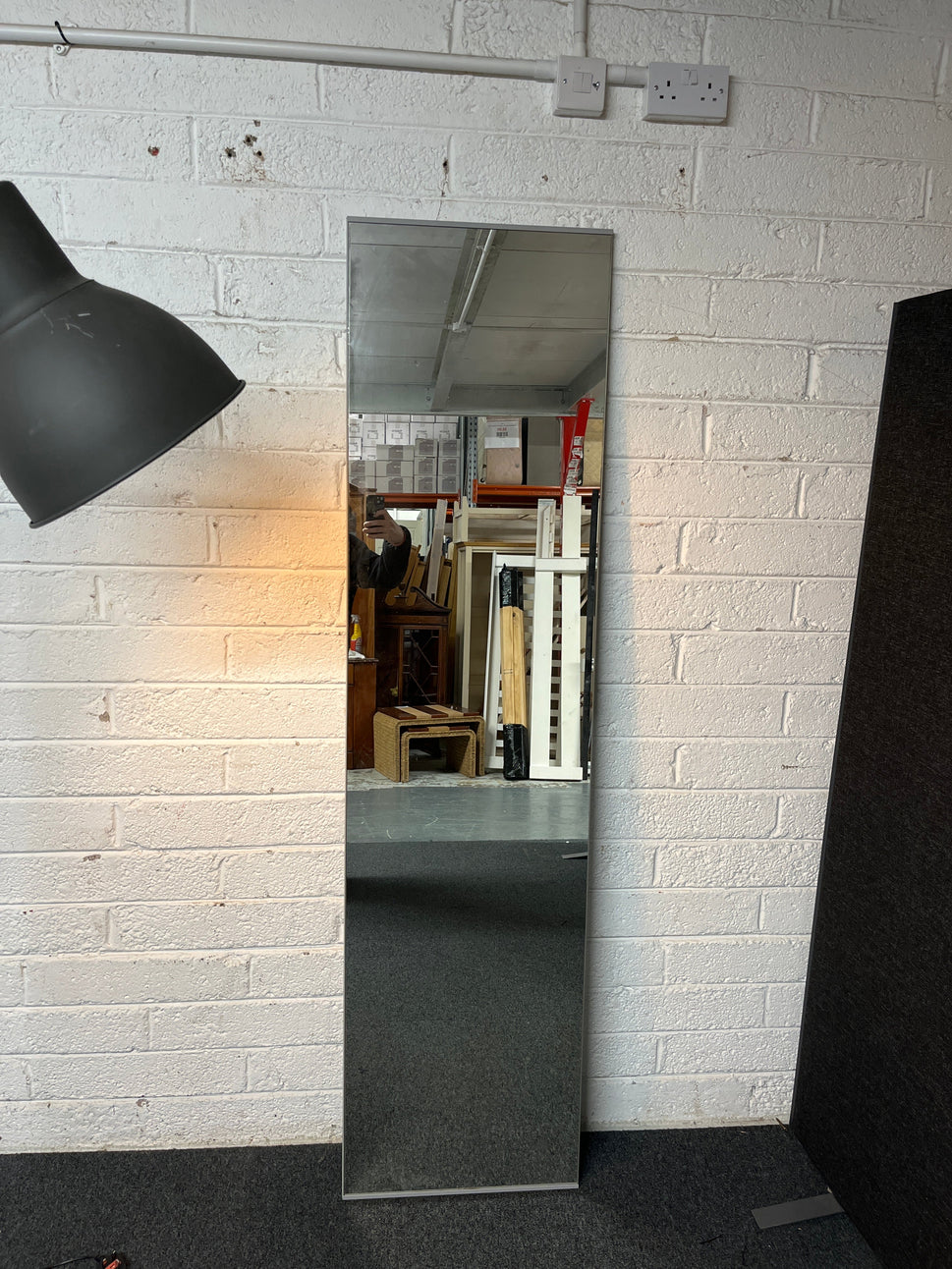 Tall landscape frameless mirror (H 195 x W 50 cm) 3225