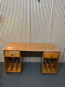 Natural pine 2 drawer dressing table (H 75 x W 140 x D 60 cm) 2425