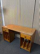Natural pine 2 drawer dressing table (H 75 x W 140 x D 60 cm) 2425