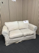 2 seater oatmeal fabric sofa 3126