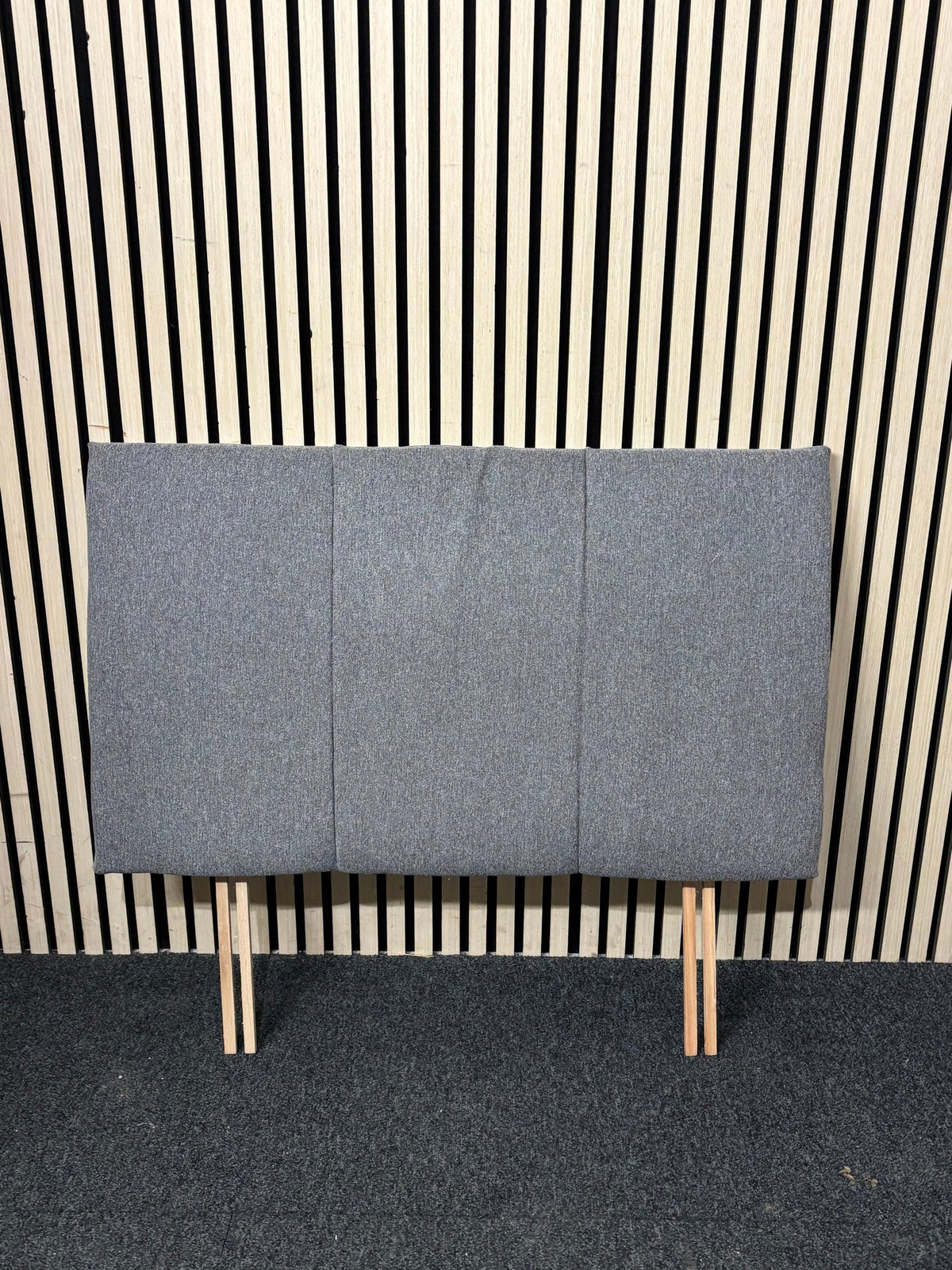 3ft charcoal fabric headboard 3126