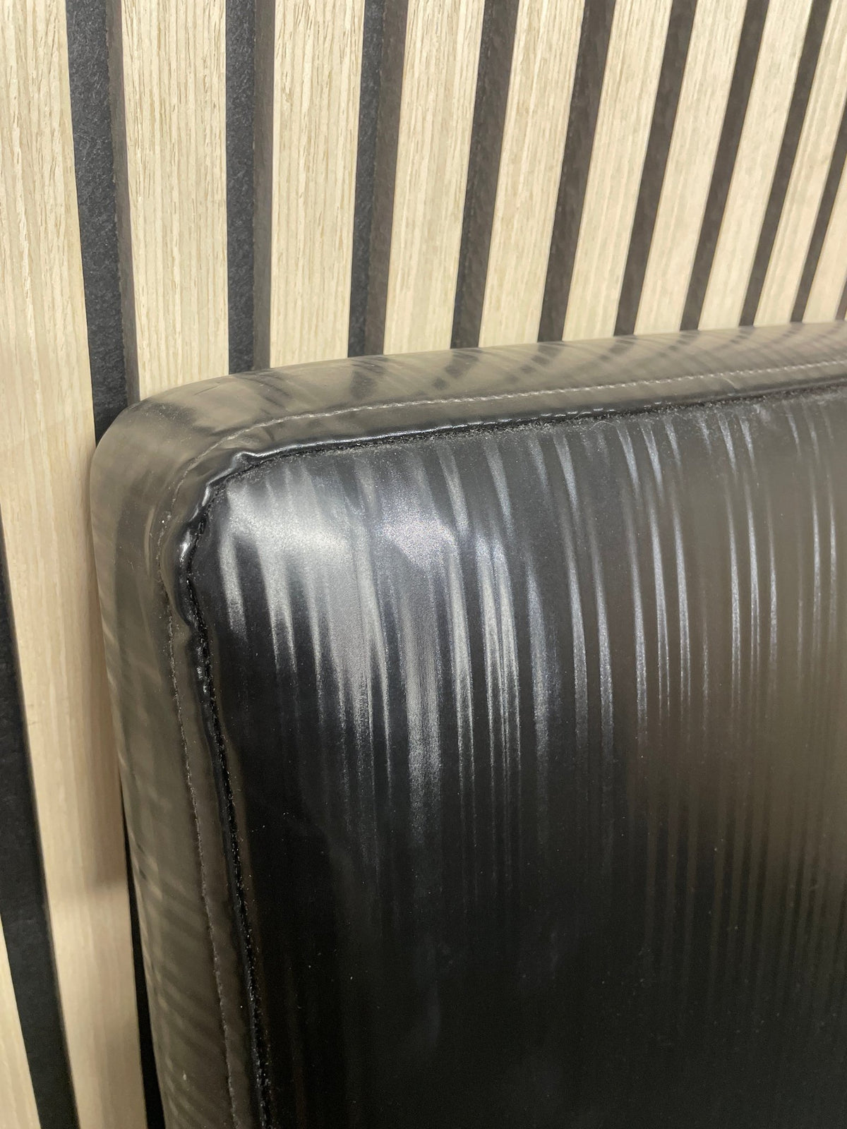 5ft high back black fabric headboard 3126