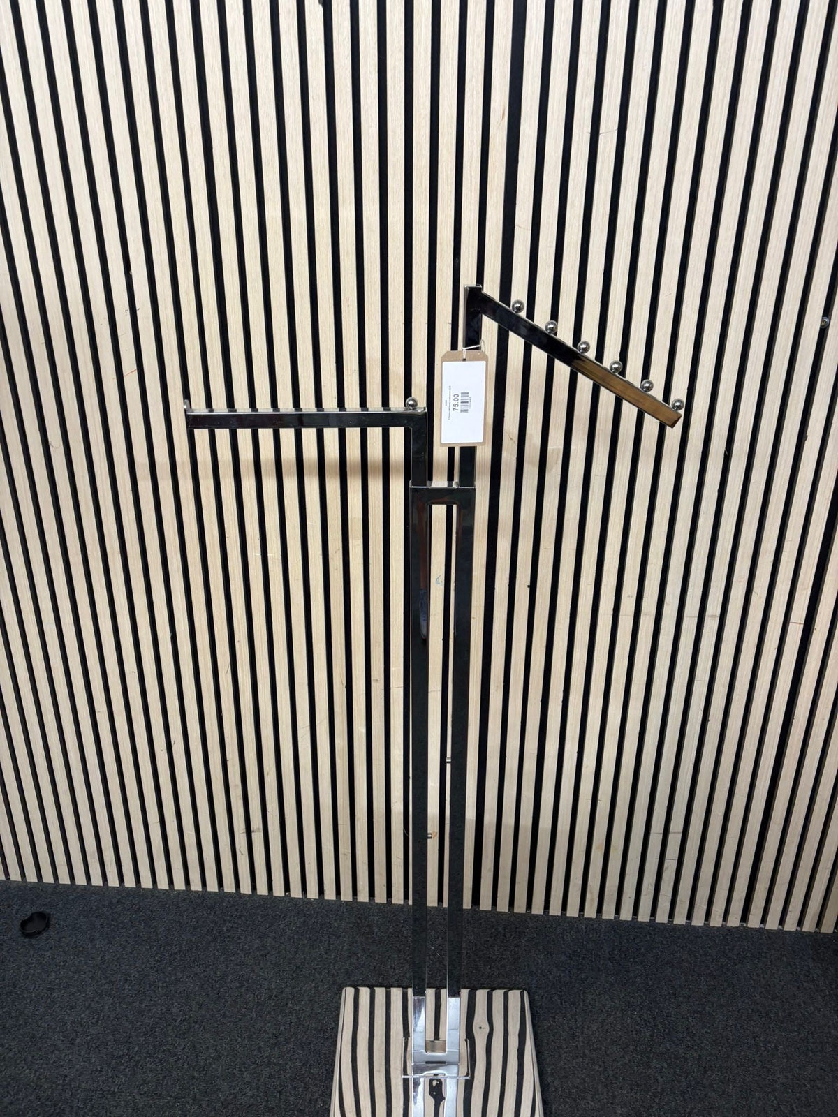 Chrome tall tiered coat stand 2226