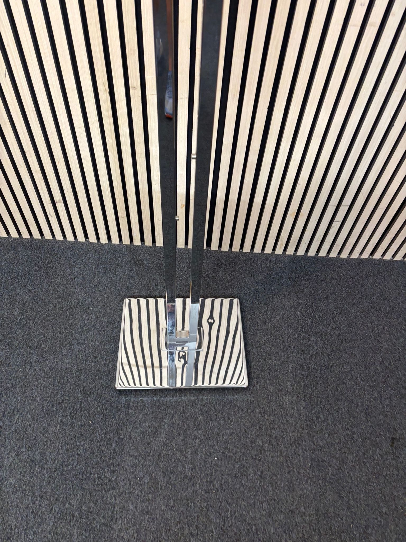 Chrome tall tiered coat stand 2226