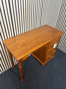 Natural pine 3 drawer bedroom dressing table (H 75 x W 104 x D 45 cm) 44041