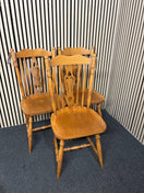Pine spindleback dining chairs (SET OF 3) 44180