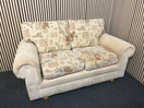 Cream pattern 2 seater sofa 44329
