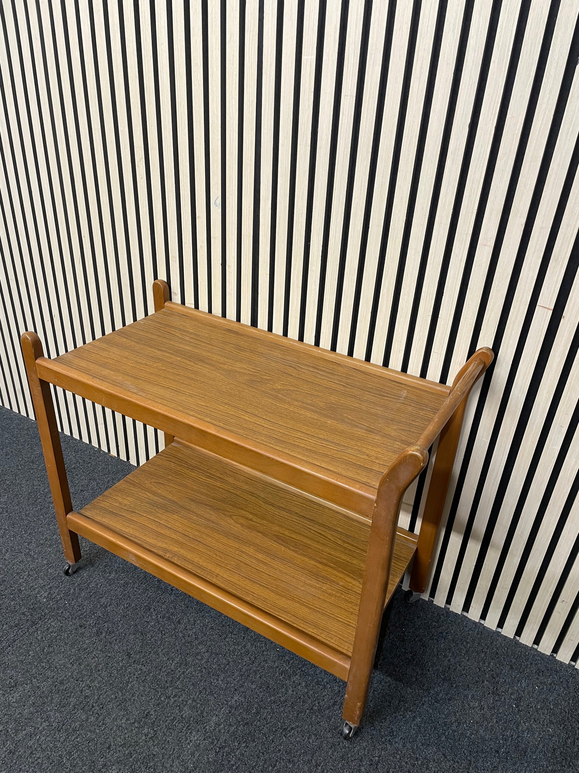 retro teak tea trolley 1126