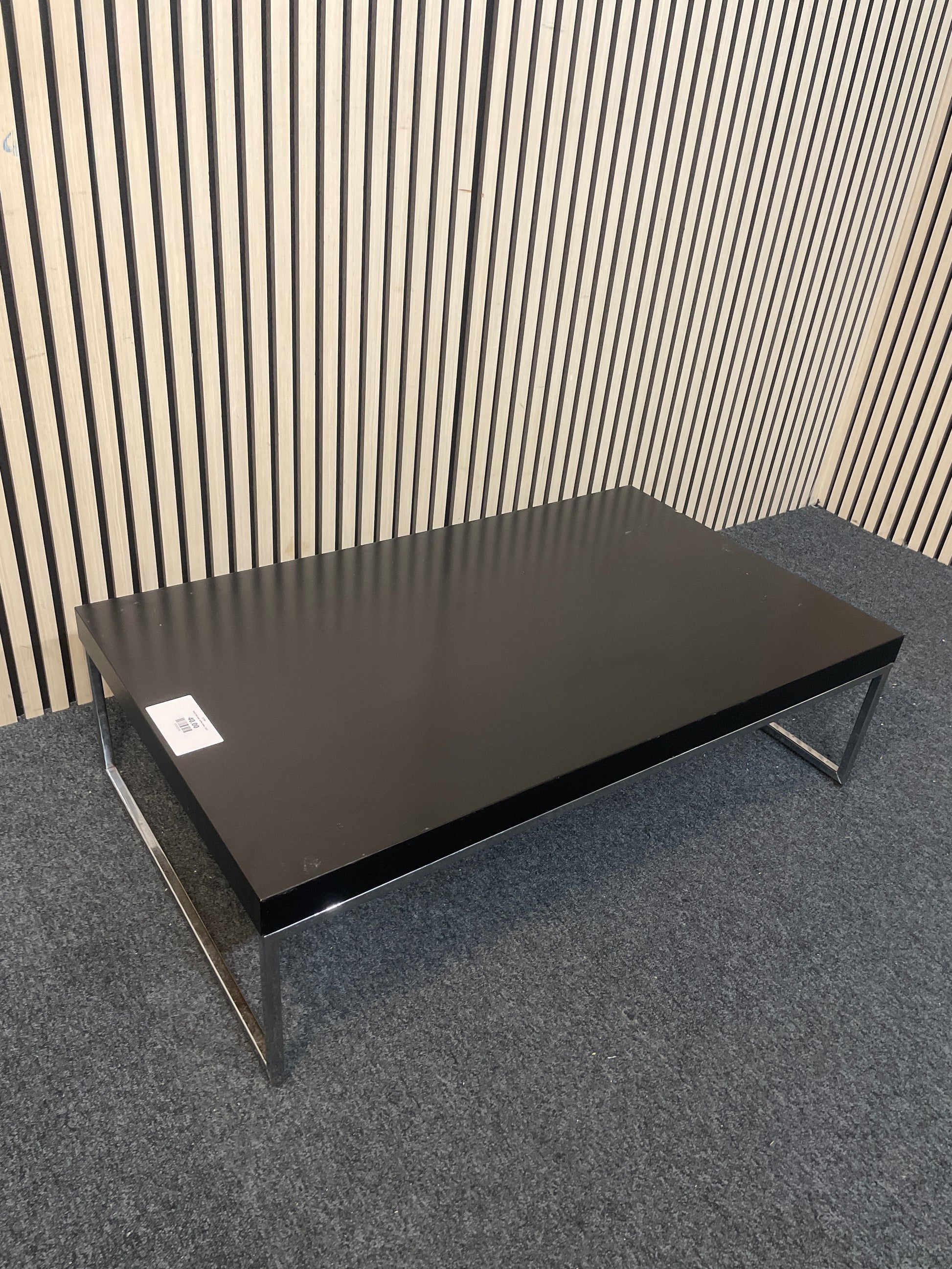 black laminate coffee table 2425