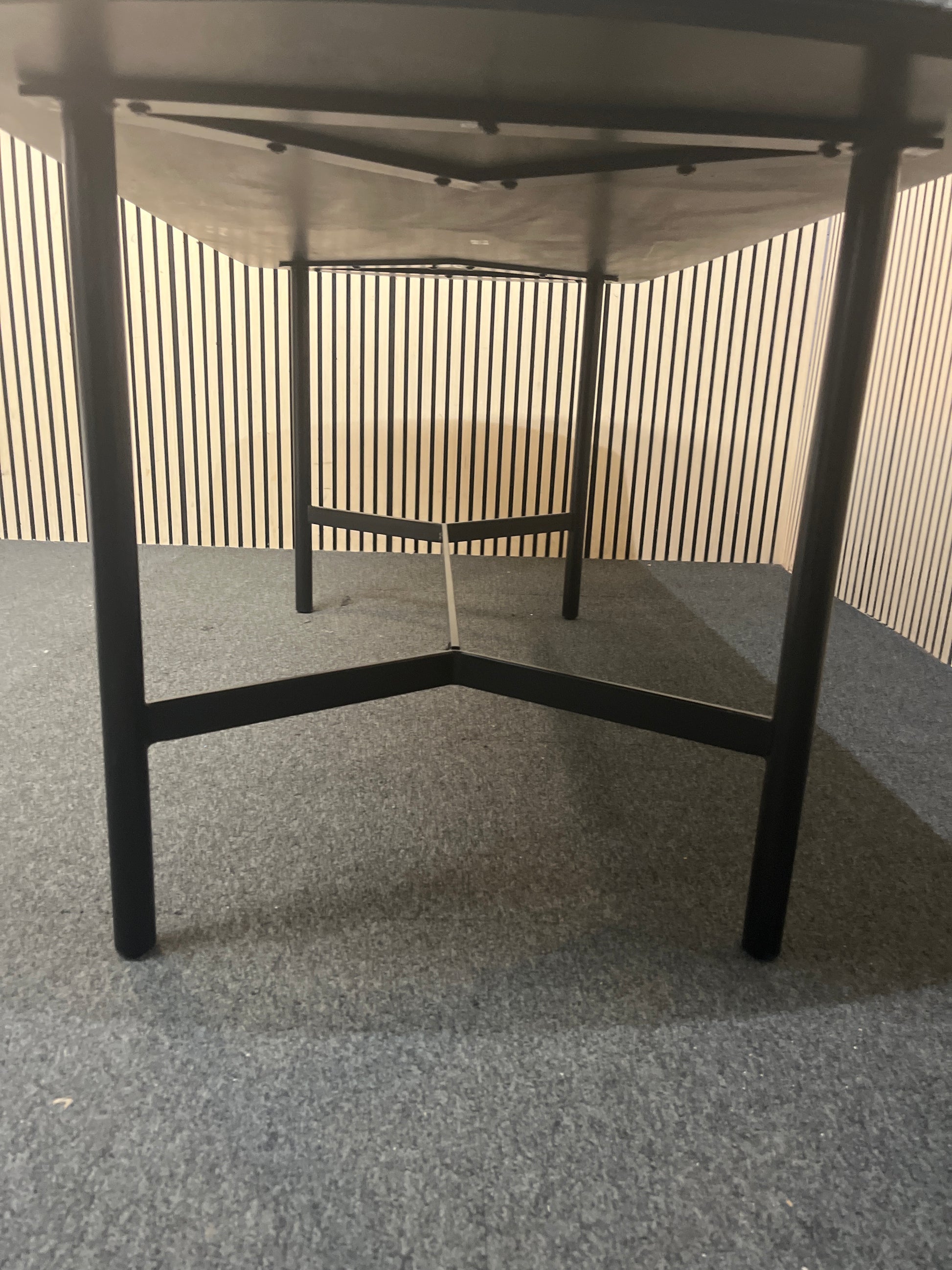 Large dark granite mix dining table 180Lx90Dx72H 43536