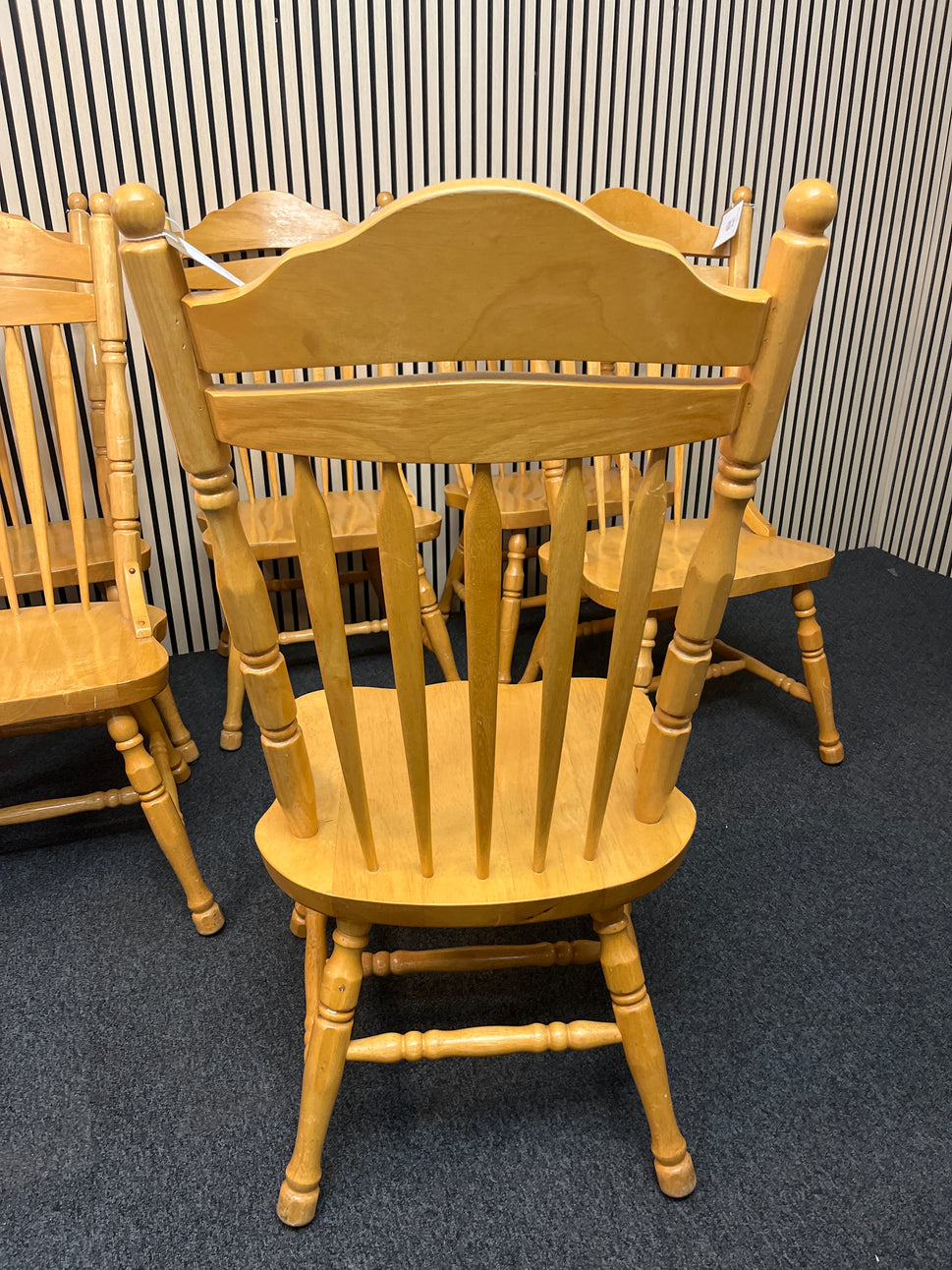 Solid hardwood spindle back dining chair (SET OF 6) 3225