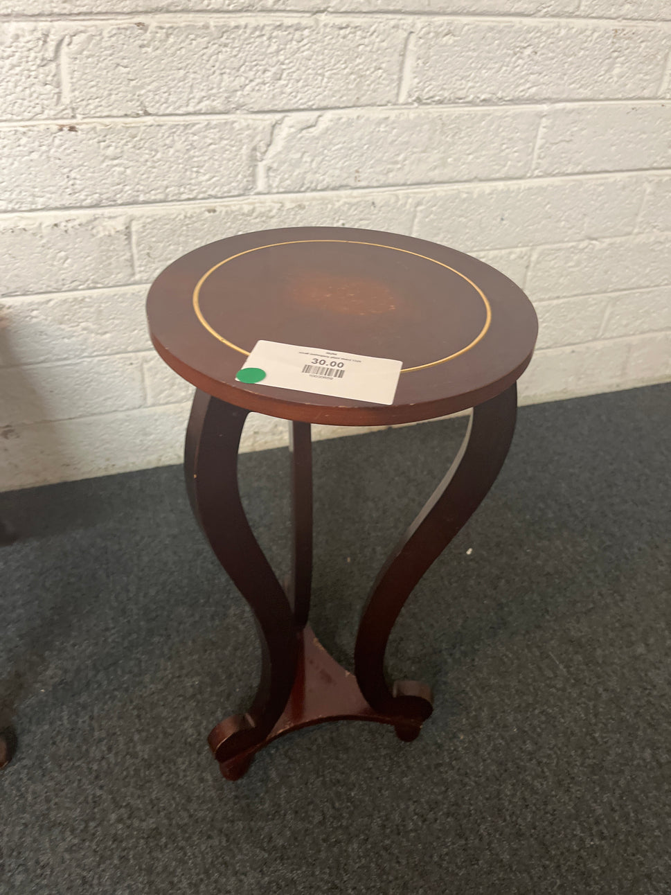 small mahogany plant stand 1325