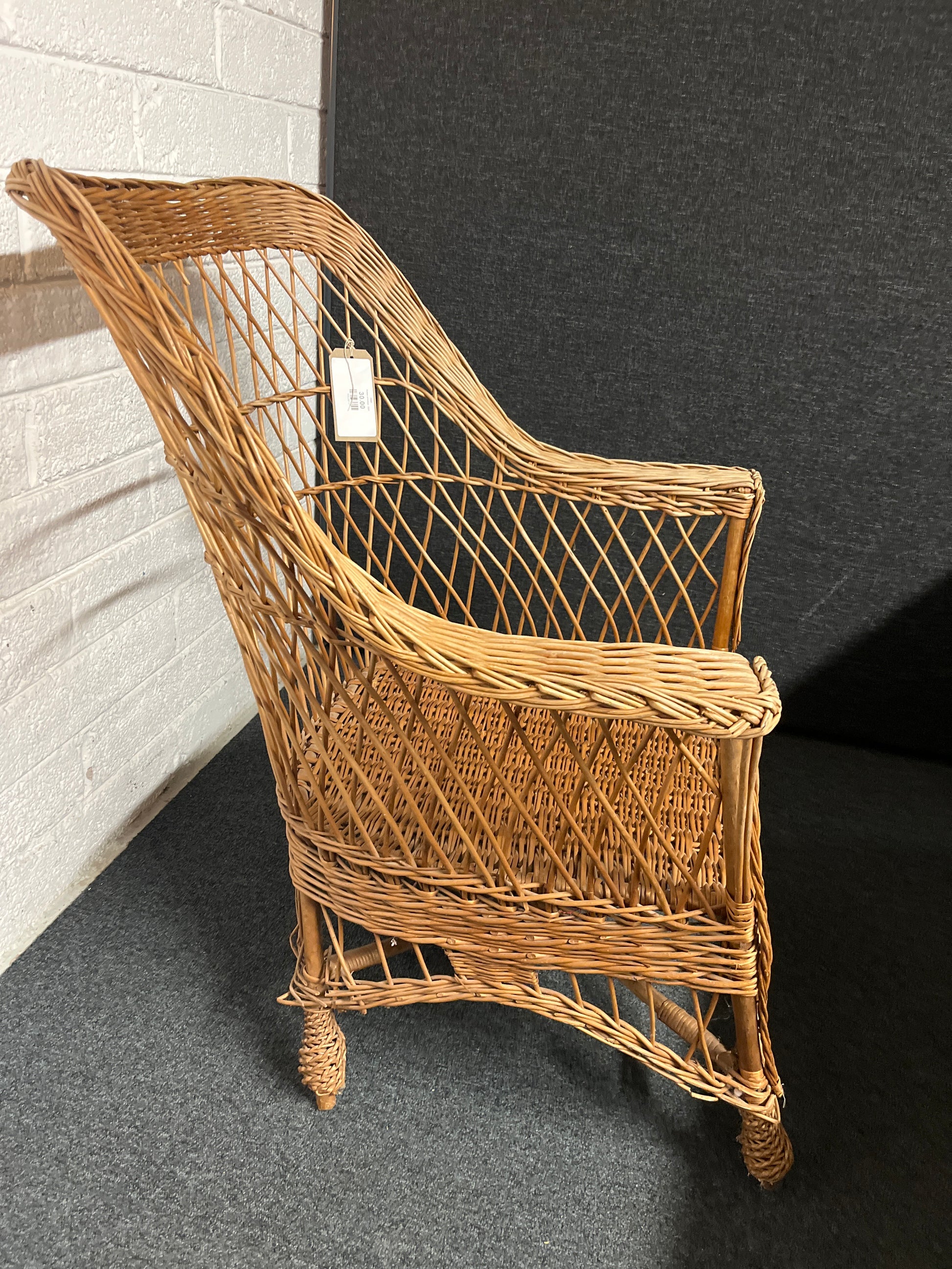 Rattan armchair 2225