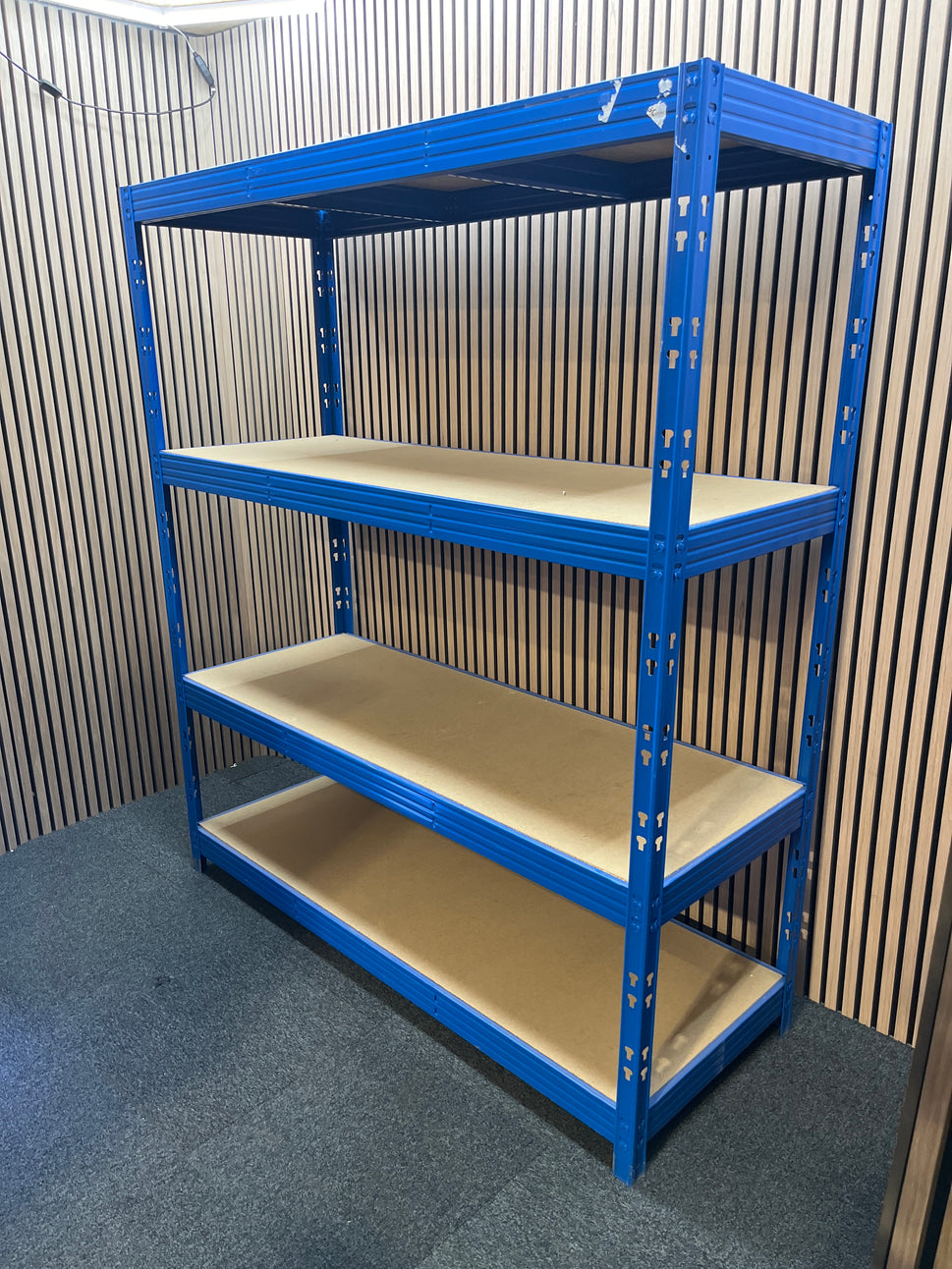 New HD1 Heavy Duty boltless longspan shelving 1770x1600x600 cw 4 shelves ,