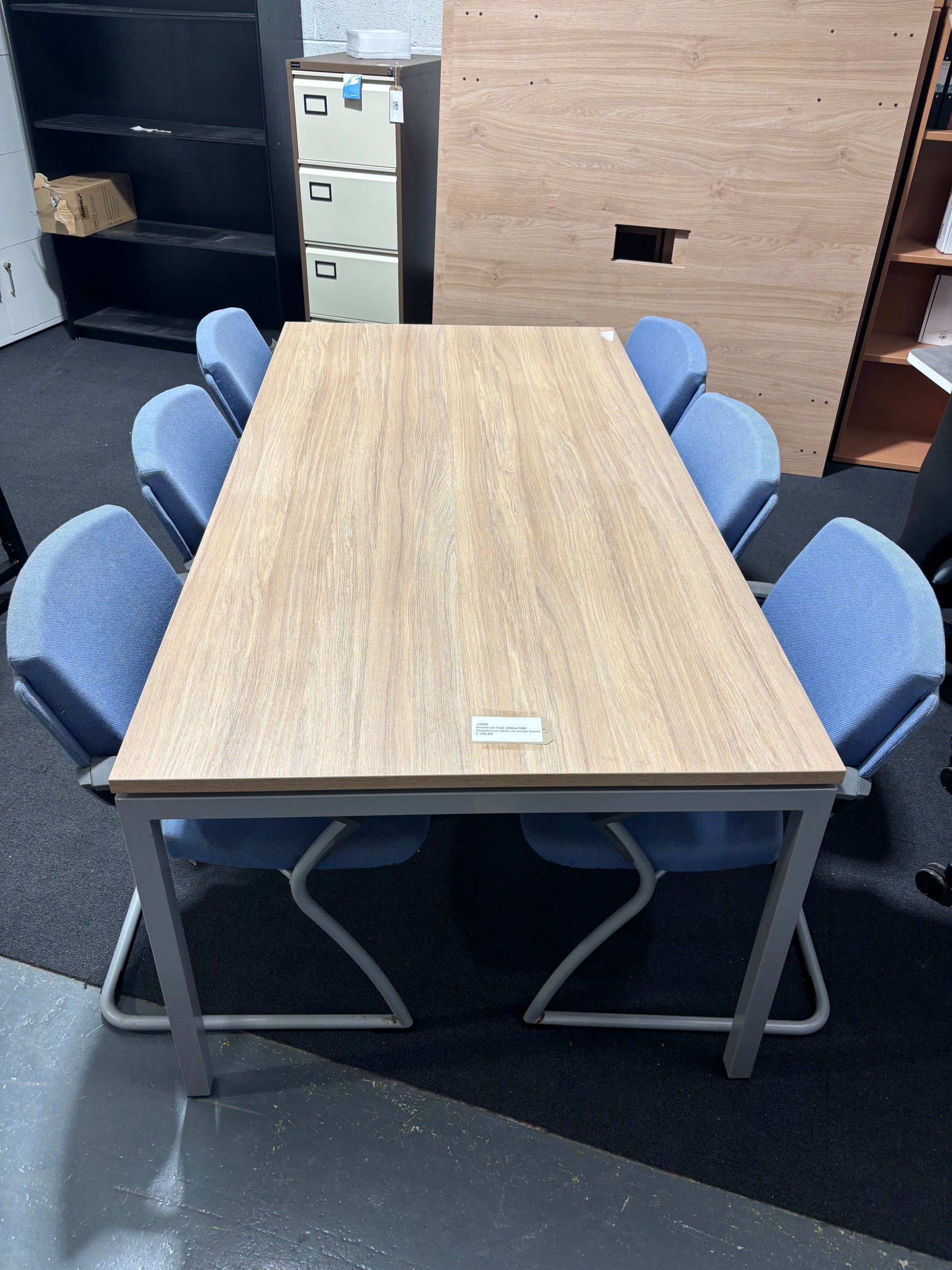 American Oak meeting table (choose size)