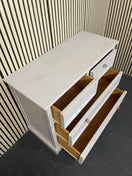 Grey painted wooden dressing table pine wood. 44524