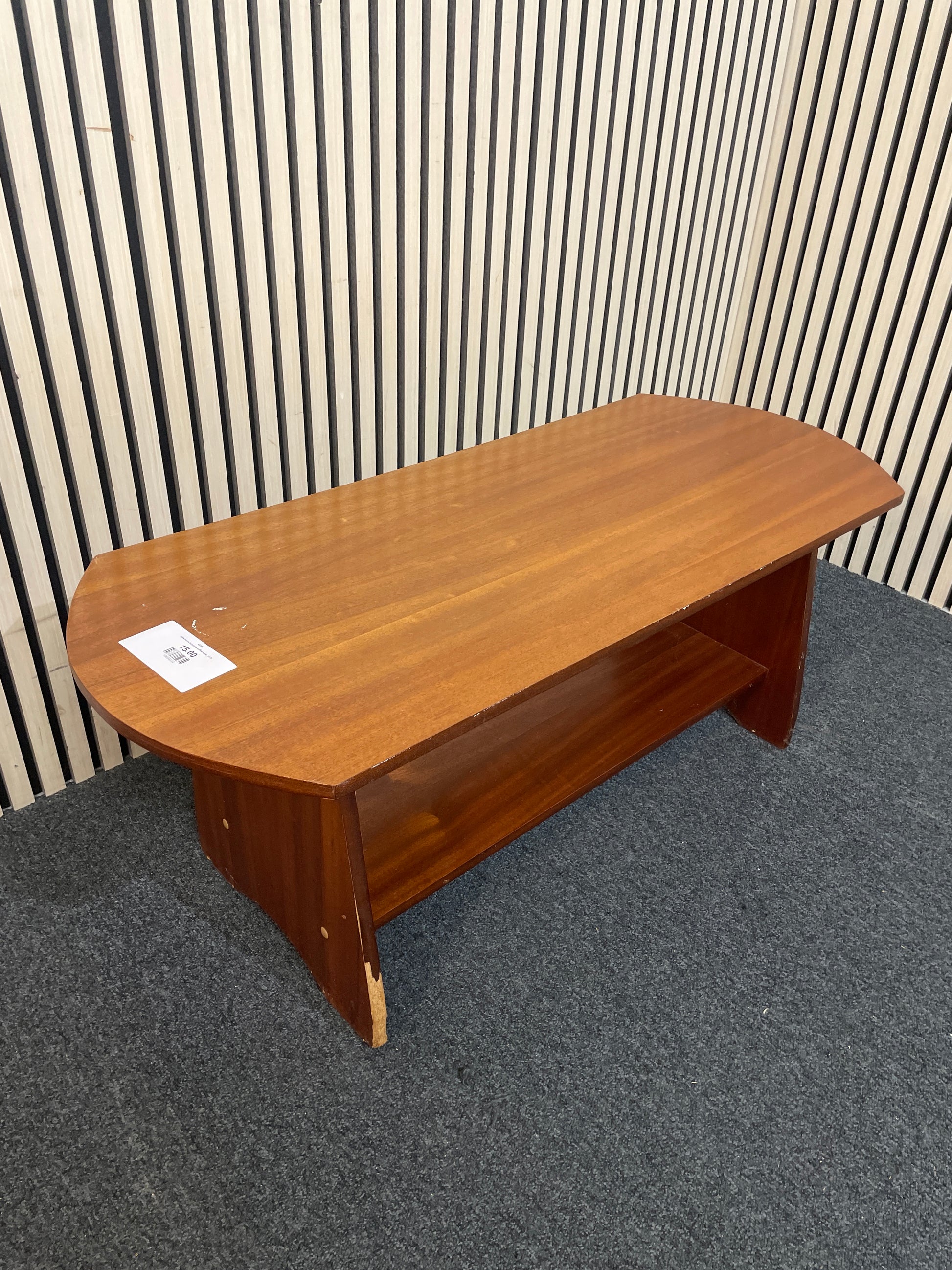 dark wood laminate coffee table 3126