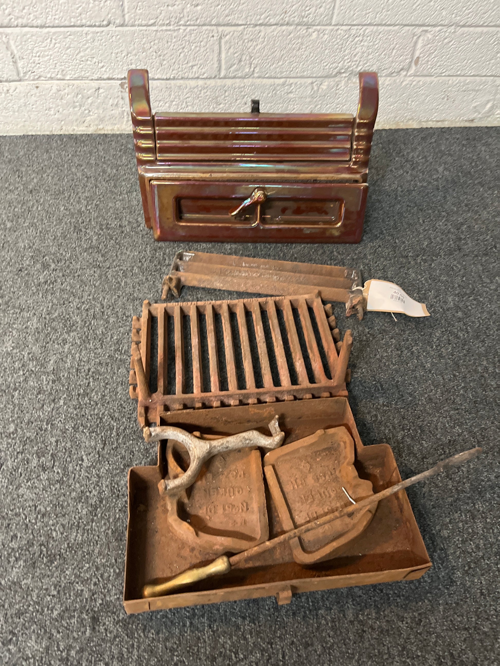 Retro fire grate and grill 1225