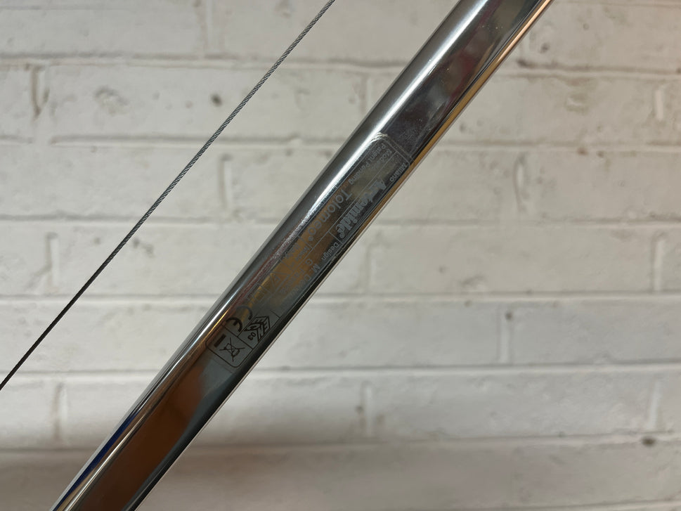 Artemide Tolomeo Mega floor lamp, 42cm aluminum parchment standard lamp. A real design classic, RRP 1000Euro. CJM Price 350Euro. 3 no. in Stock 1325