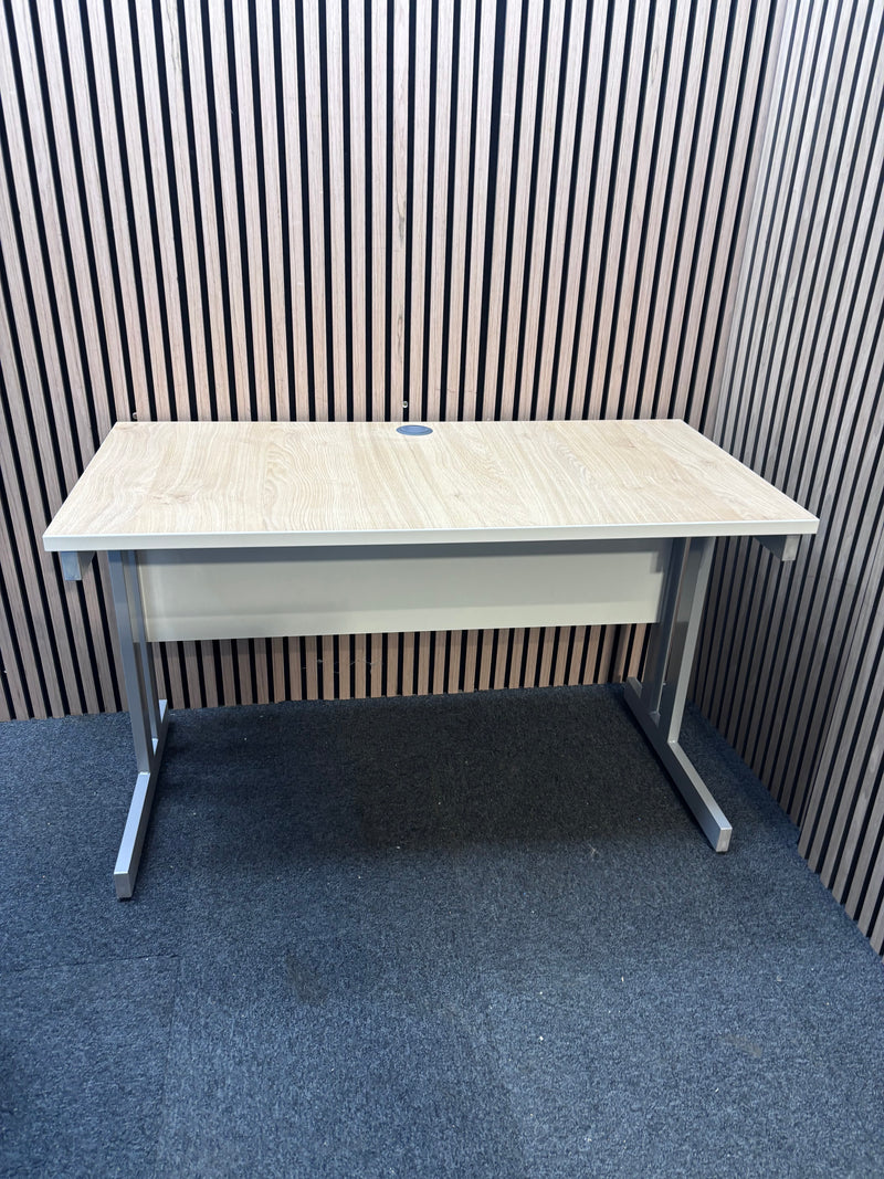 New 1200x600 kendal light oak study desk