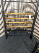 3ft black metal and wood framed bed (SINGLE) 44611