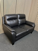 Two seater dark brown sofa (Width 147, depth 84 cm) 44617