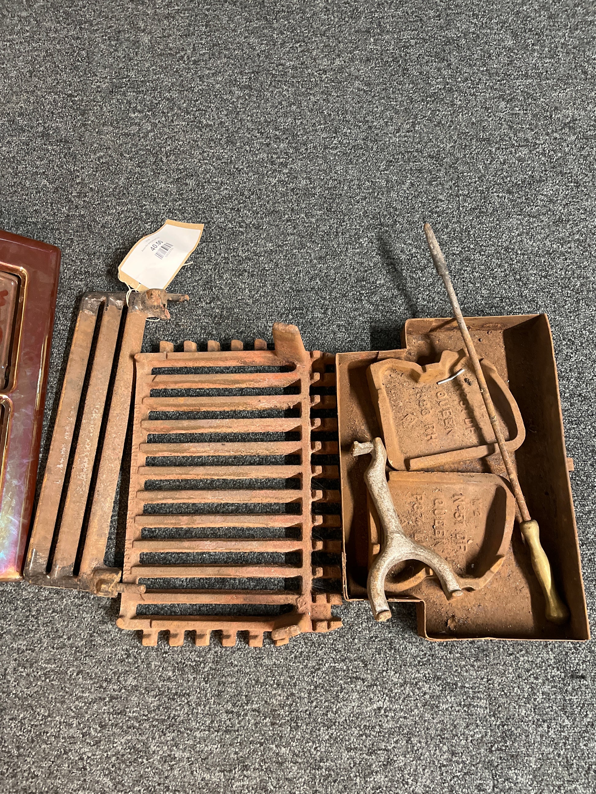 Retro fire grate and grill 1225