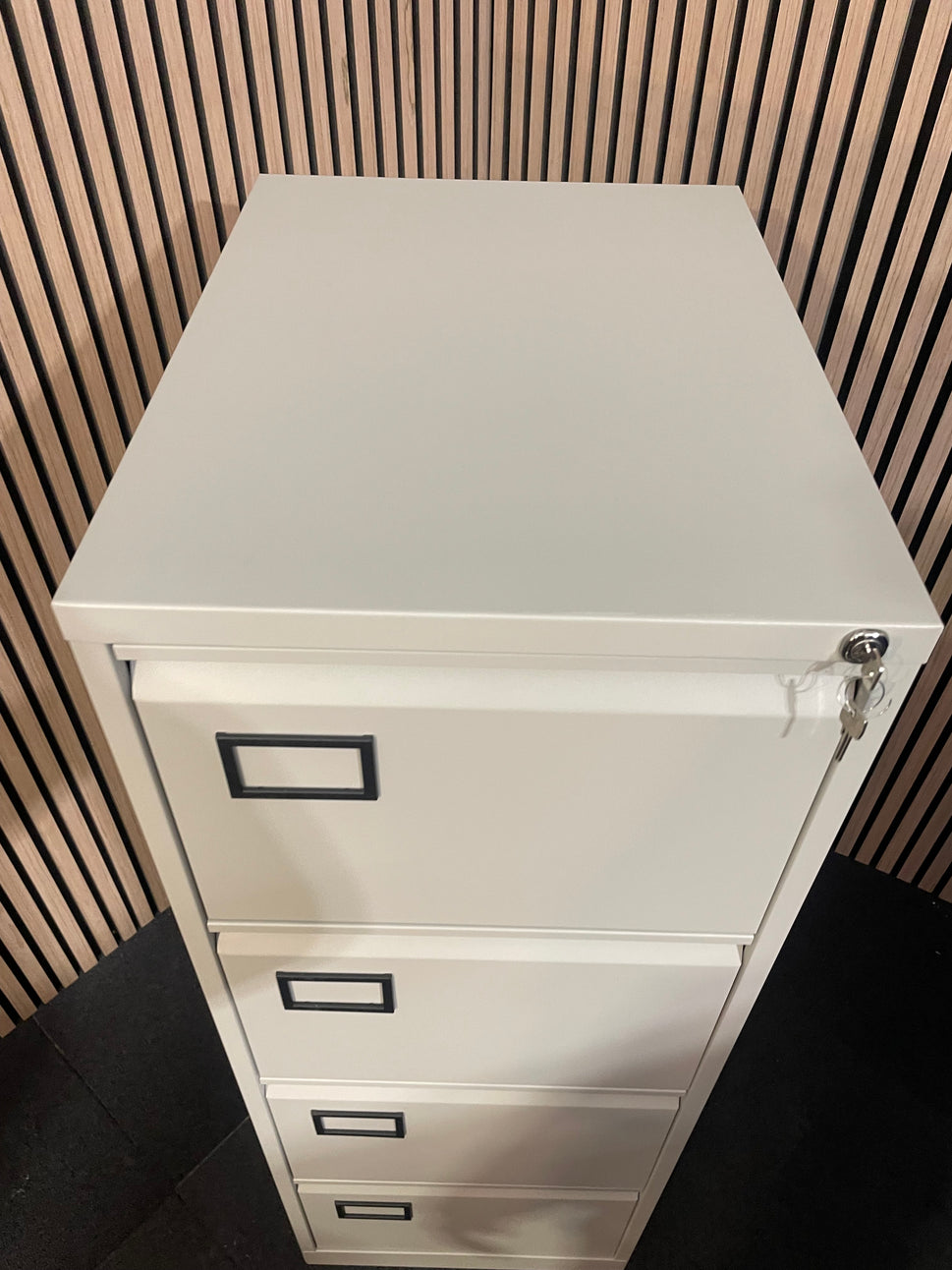 GREY 4 DRAWER CABINET