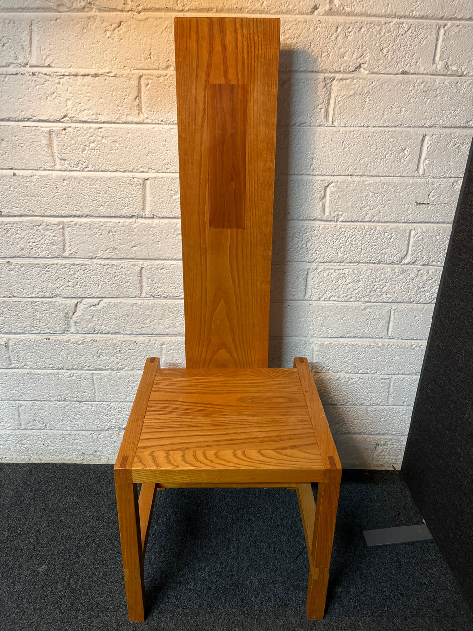 Solid oak and walnut dining chairs, made by Fergal McCarthy, Midleton. 3225