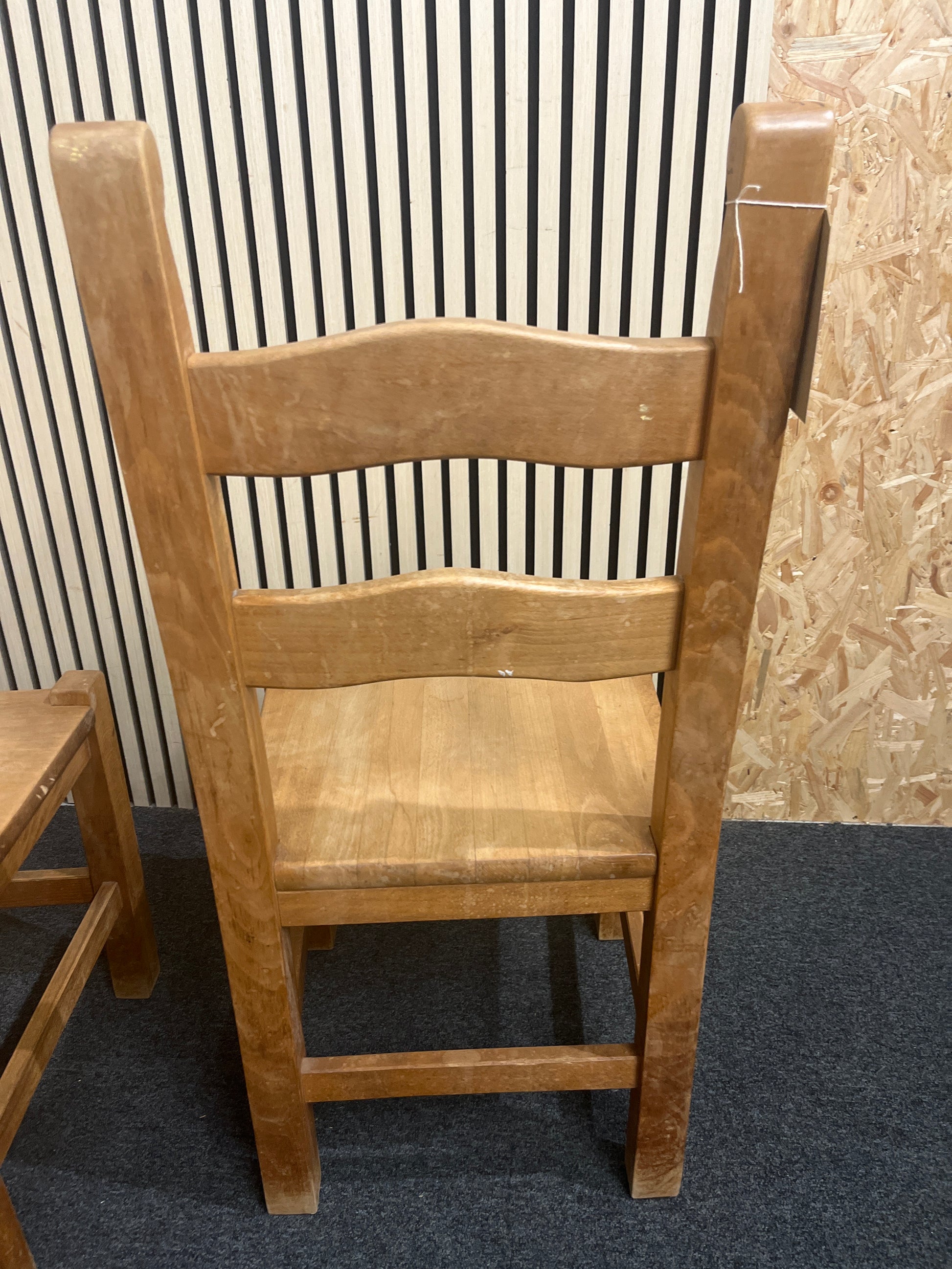 Solid pine heavy duty farmhouse dining chair (SET OF 6) 3126