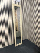 Full-length cream mirror, height 203 cm, width 45 cm 44748