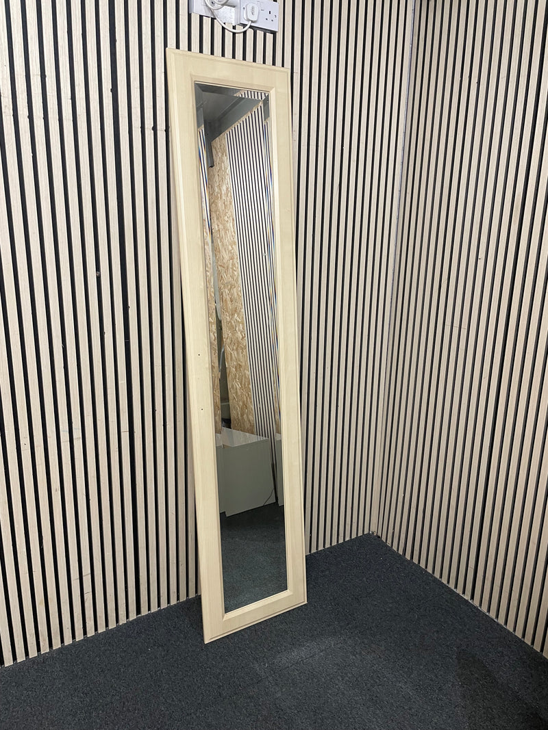 Full-length cream mirror, height 203 cm, width 45 cm 44748