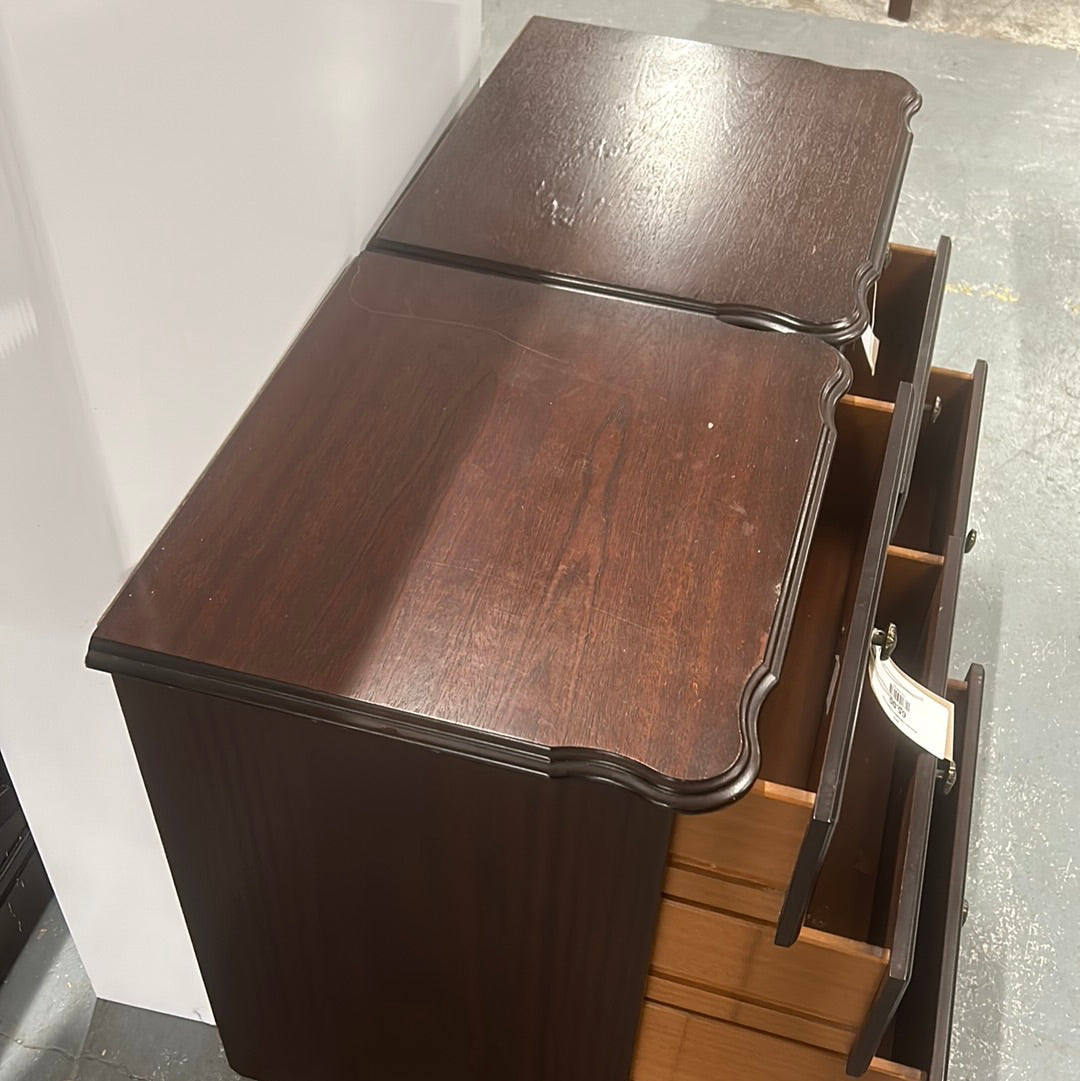 Rossmore mahogany 3 drawer locker